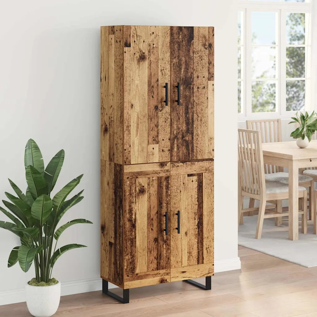 Credenza 2 pcs Legno vecchio 69,5 x 34 x 180 cm 3415811