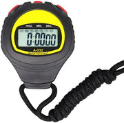 Stopwatch Digitale Handhorloge Professionale - Adatto per Allenamento Sportivo - Nero - Ideale per Nuoto e Corsa - Impermeabile