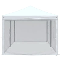 Tenda per Feste Pieghevole con Pareti Laterali Bianco 3x6 m 93552