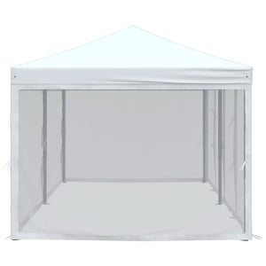 Tenda per Feste Pieghevole con Pareti Laterali Bianco 3x6 m 93552