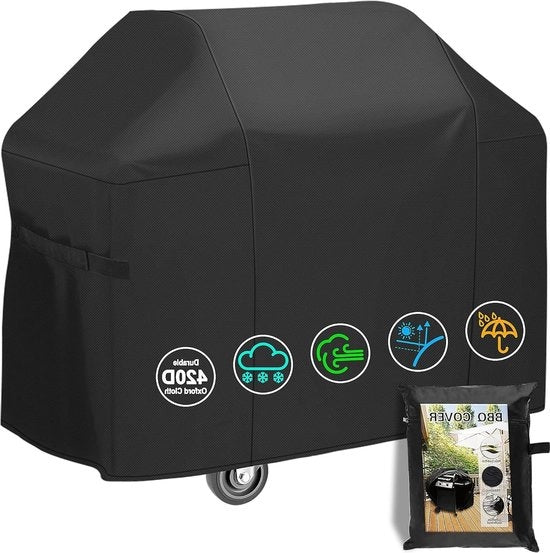Asciugamani per barbecue 420D impermeabili di alta qualità - tessuto Oxford resistente al vento e alle radiazioni UV - 145 x 61 x 117 cm