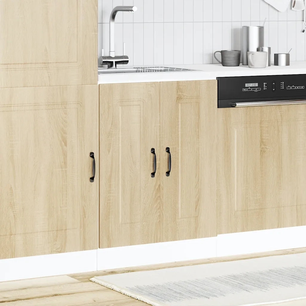 Mobile base lavello-Armadietto da bagno Kalmar Rovere Sonoma 60x46x81,5 cm