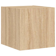 Mobile TV multimediale mensola TV credenza mobile TV sala da pranzo soggiorno parete attrezzata per camera da letto con luci LED rovere Sonoma 30,5 x 35 x 30 cm marrone 02_0028011