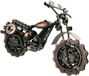 Decorazione Motociclistica Retro - Collezione di Moto in Metallo - Decorazione Decorativa - 19x8x15cm - 0,7 kg - Regalo Creativo - Ornamento Motociclistico