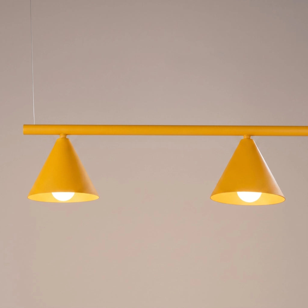 Lampadario NOX 4L giallo