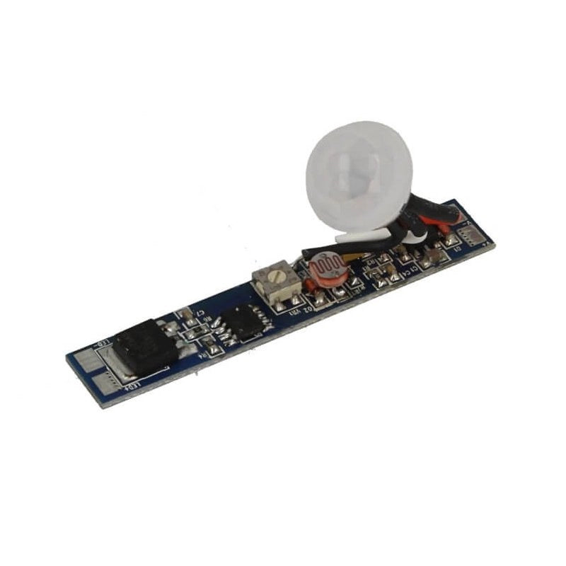 Sensore Di Movimento PIR + Light Sensore Crepuscolare 12V 24V 8A Regolabile