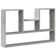 Scaffale a Muro | Mensola a parete Grigio Cemento 99x15x60 cm in Truciolato