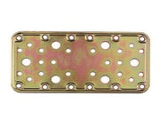 PIASTRA DI GIUNZIONE PESANTE DRITTA LARGHEZZA MM.90 ART.774- - mm.180x90 - spessore mm.2,2 - 20 pezzi ALDEGHI