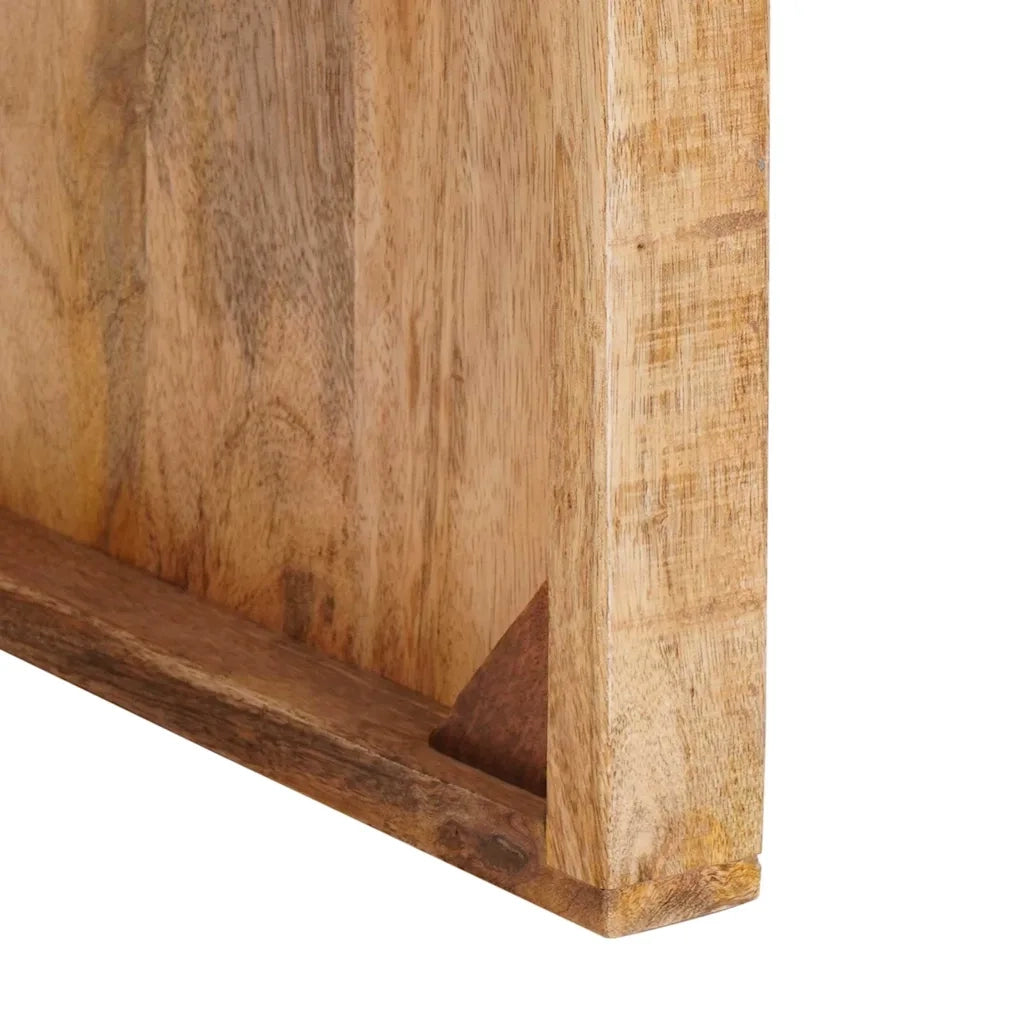 Tavolo Nesting 3 pcs Marrone Legno di mango massello 4104561