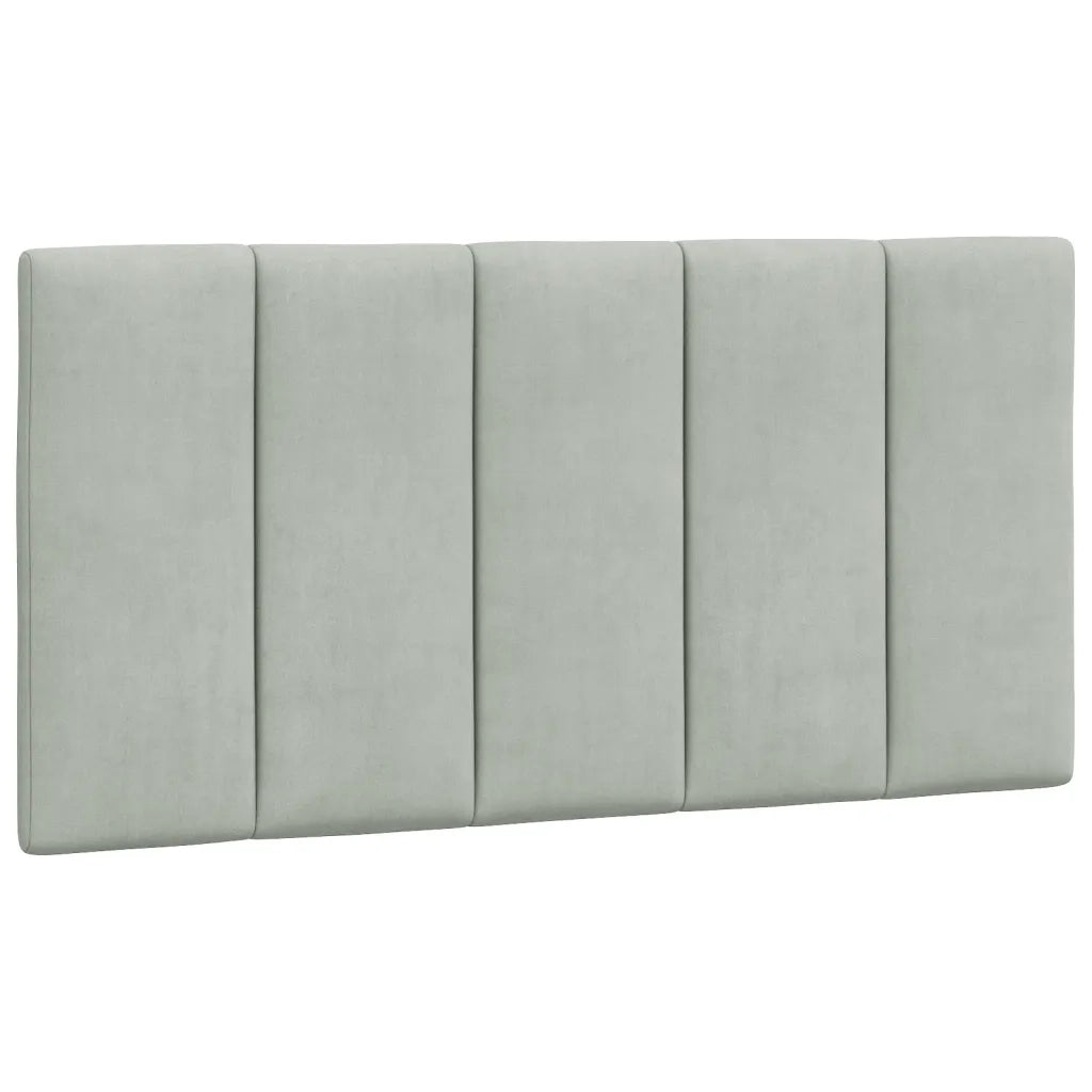 Giroletto con LED senza Materasso Hanko Grigio Chiaro 100x200 cm in Velluto 3213763