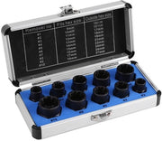 Set di chiavi a stella 10 pezzi - Set di rimozione - Utensili robusti e duraturi - Adatti per diametri 9-19mm - Set di chiavi a dente