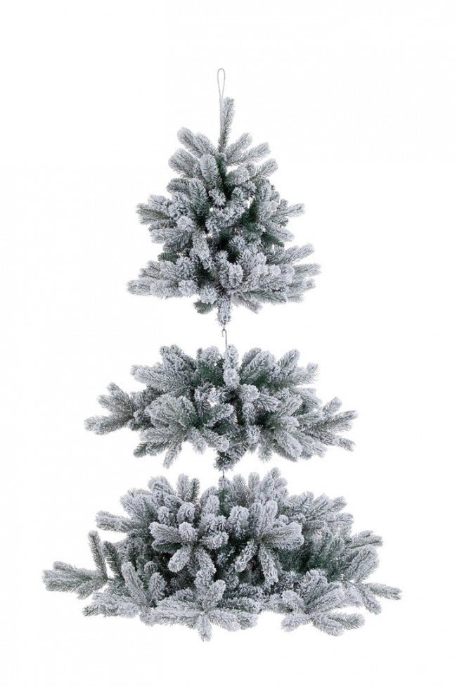 Albero di Natale Fiemme pendente innevato H150 con 546 rami