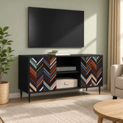 Mobile TV OMMEN 102 x 33 x 51 cm Rovere Nero 8007059