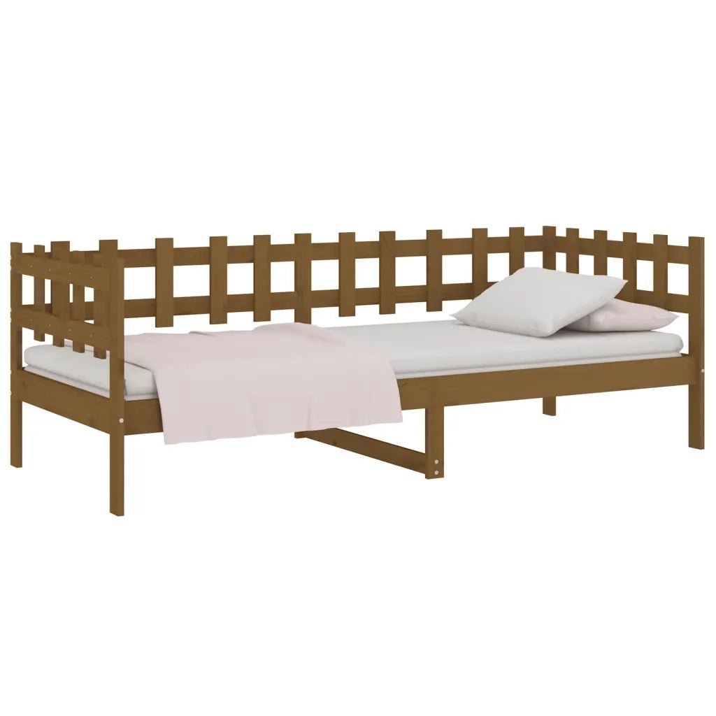 Dormeuse Marrone Ambra 80x200 cm in Legno Massello di Pino 820754