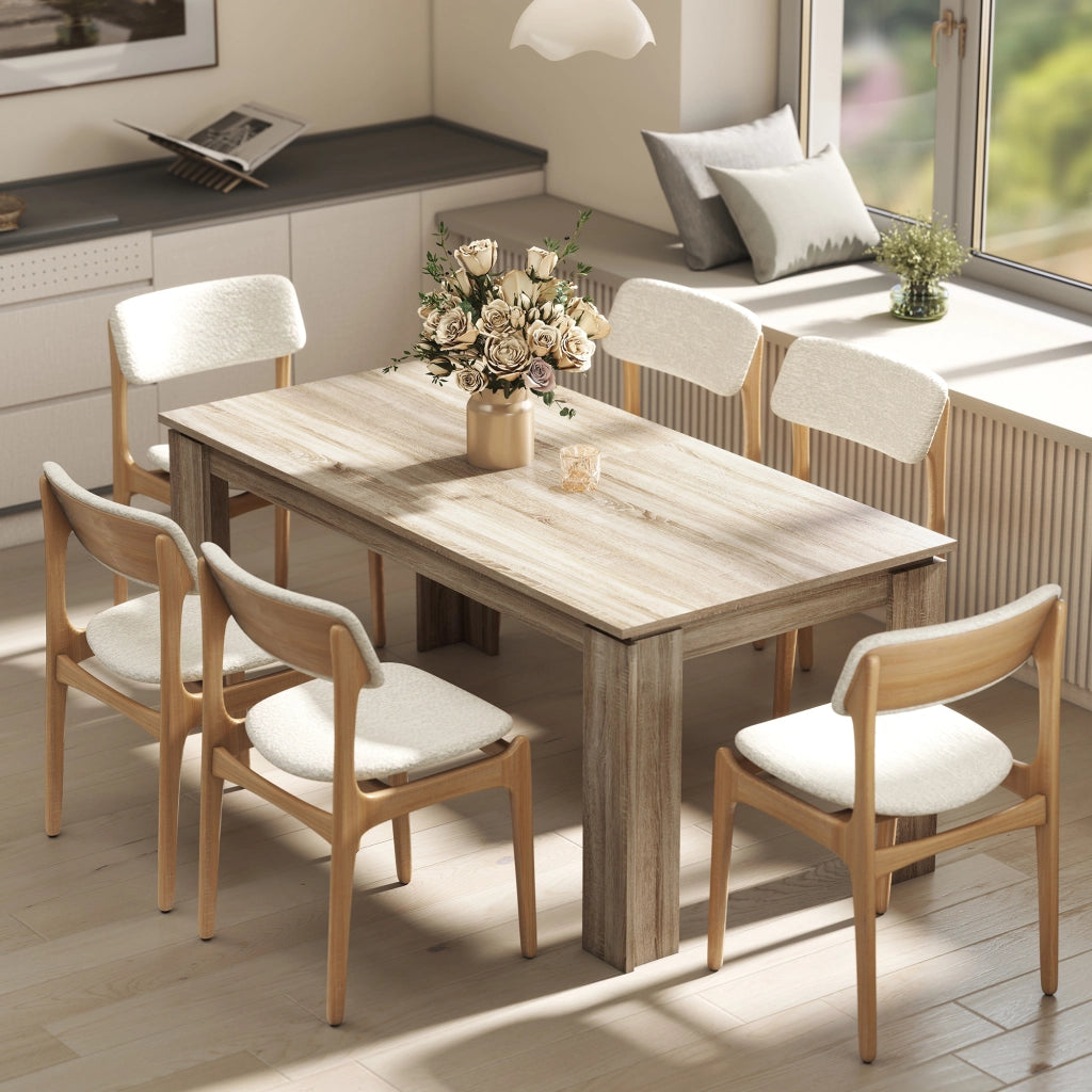 Tavolo da Pranzo Allungabile ¨C zephmum ¨C Legno 180x260 cm