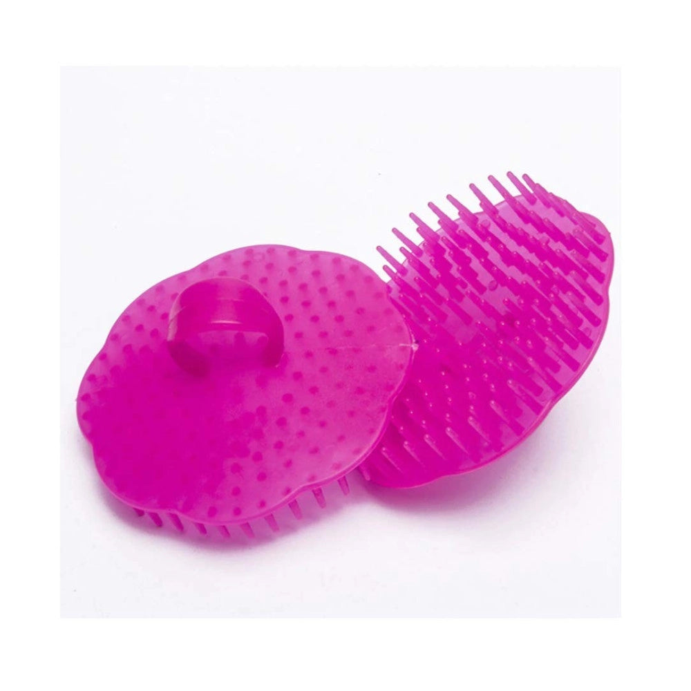 Trade Shop - Spazzola Shampoo Massaggiante In Silicone Morbido Per Capelli Pulizia Cuoio Capelluto -