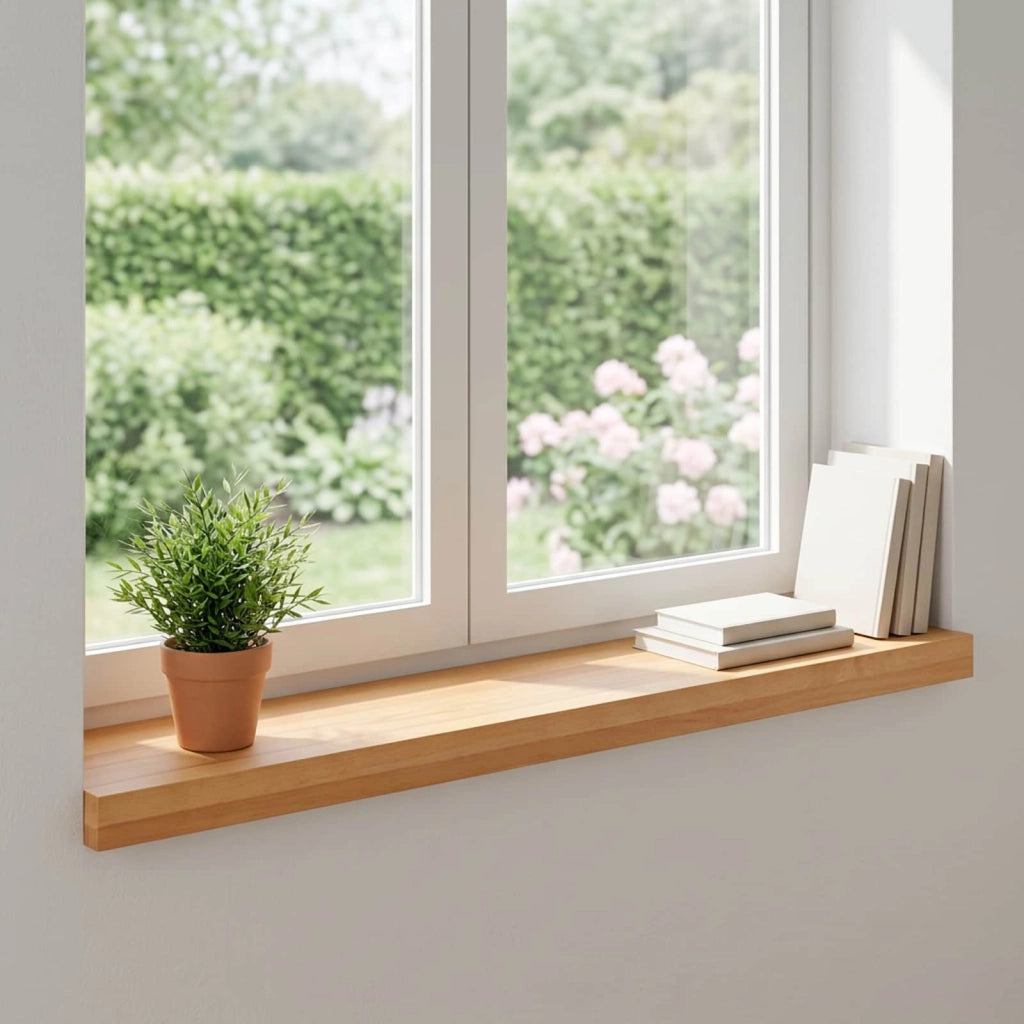 Soglie per finestre 2 pz Marrone Chiaro 80x 20 x 2 cm 42048176