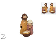 Decorazione Natale Casa Presepe Natività Abiti Rigati 14,5 cm