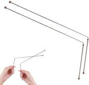 Due pezzi Dowsing Rods a 99,9% Copero per Indagini Idrogeologiche - Attrezzatura Divinatoria