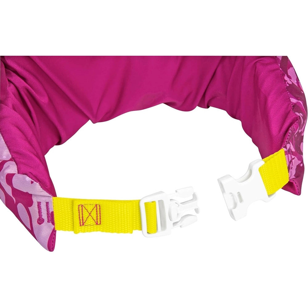Trade Shop - Gilet Salvagente Per Bambini Fiori Tropicali Giubbotto Galleggiante Con Braccioli 90144 -