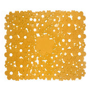 TAPPETO ANTISCIVOLO MOD. FLOWERS CM 53 X 53- Arancio- DH- pezzi 1