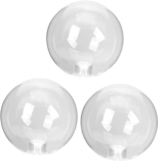 3 pezzi di Coperture di Luce in Vetro per Lampada da Soffitto con Fitting G9 – Montaggio a Viti – Coperture di Lampada da Soffitto Sostitutive – Vetro Translucido e Brillante