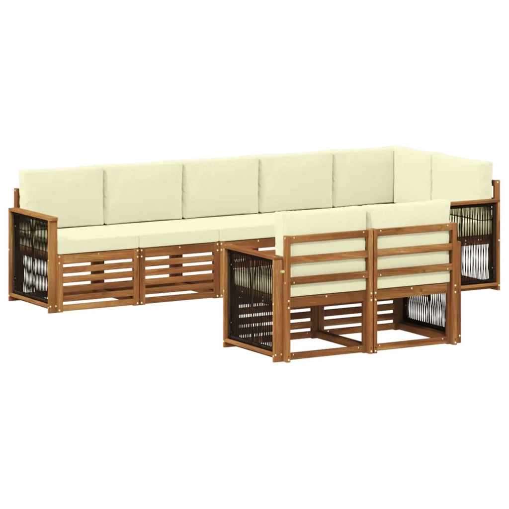 Set divani Legno di Acacia Massello 3384501