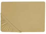 Lenzuolo con angoli cotone verde oliva 200 x 200 cm con bordi elastici modello classico a tinta unita camera da letto classica