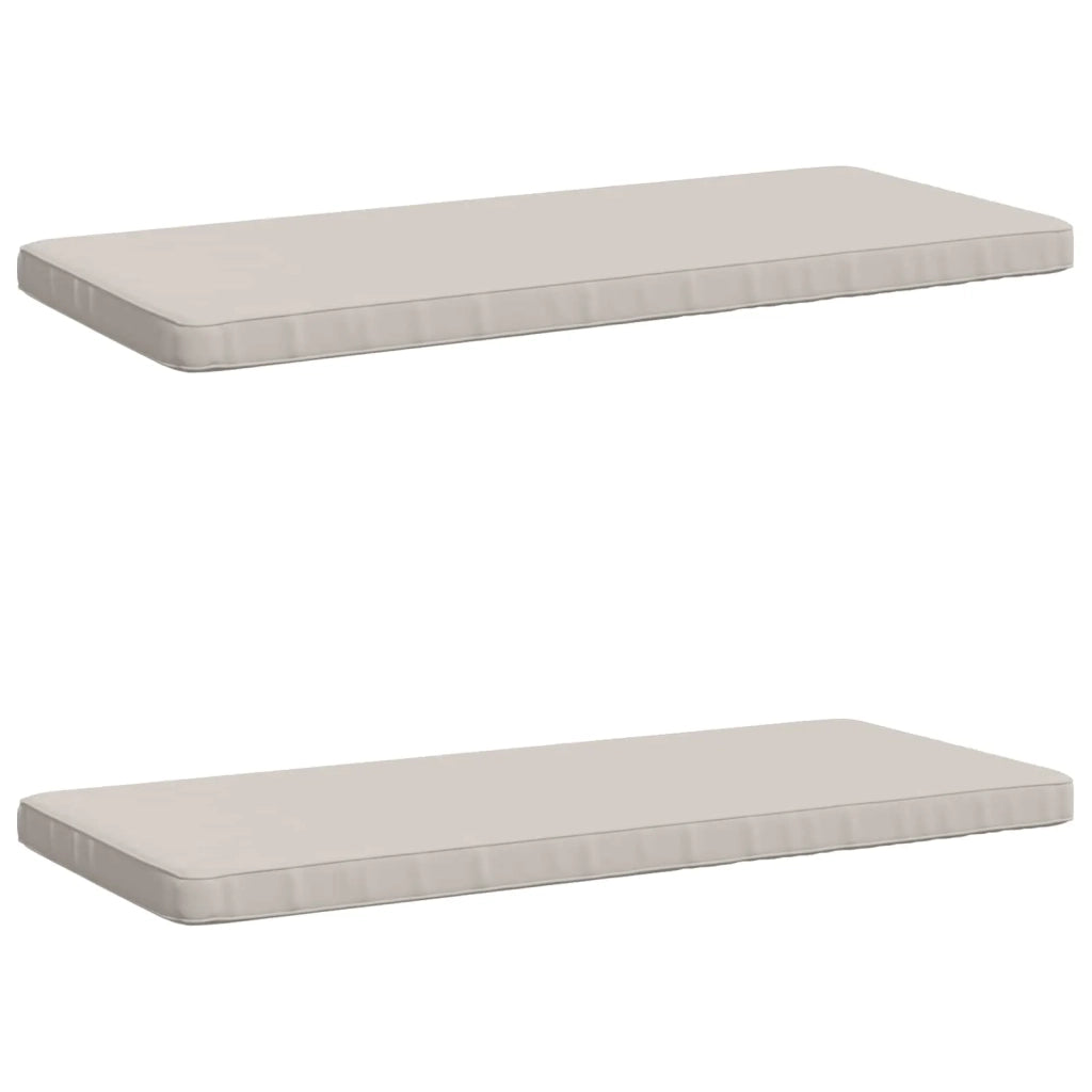 Cuscini per Panchina a 2 Pezzi VUGHT 2 pz 100% Poliestere 951871