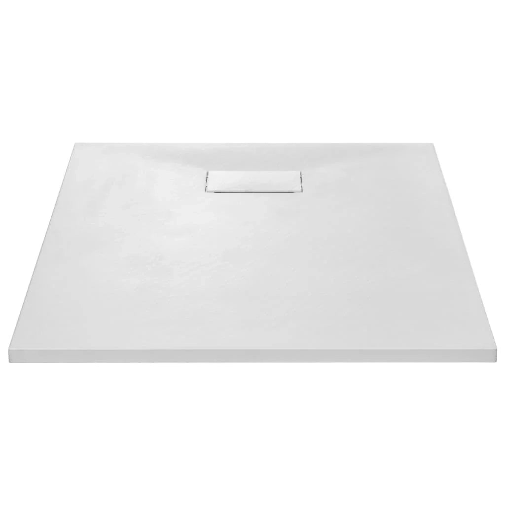 Piatto doccia rettangolare per bagno casa interno foro di scarico standard 9 cm smc 100 x 80 cm bianco 02_0003445