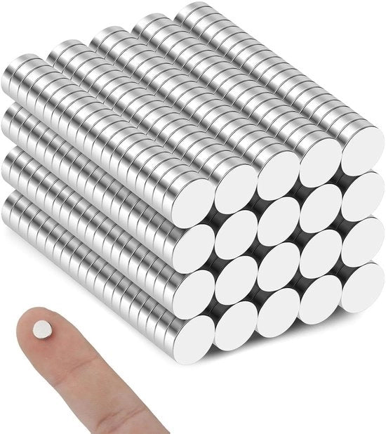 400 magneti forti da 6x2mm, magneti neodymium extra forti piccoli magneti per frigorifero magneti forti rotondi mini magneti per cartellone magnetico, lavagna bianca, bacheca, ufficio