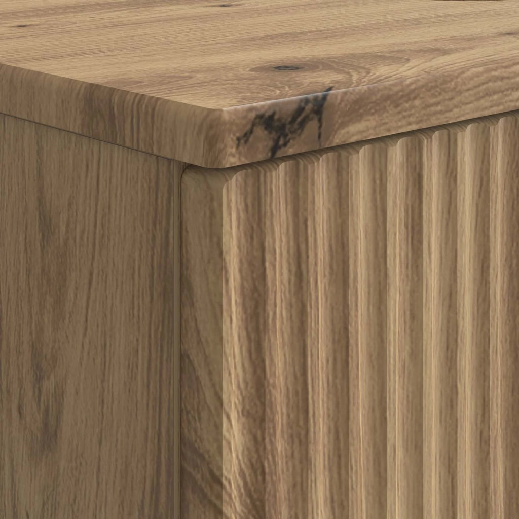 Armadio per Lavabo da Bagno ARNHEM Rovere Artigianale 896574