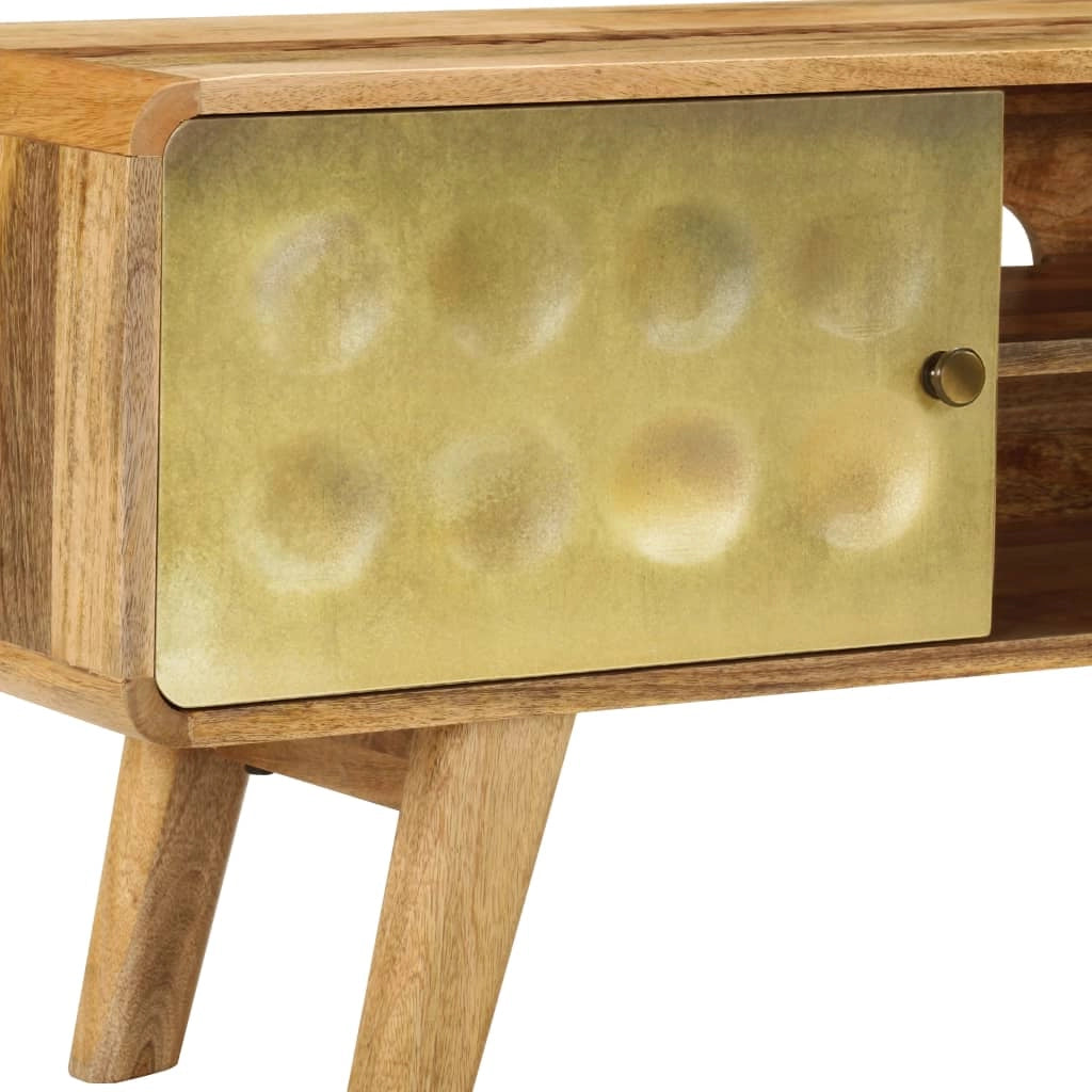 Pratico mobile porta TV/credenza di design in legno massello di mango 120 cm 2502138