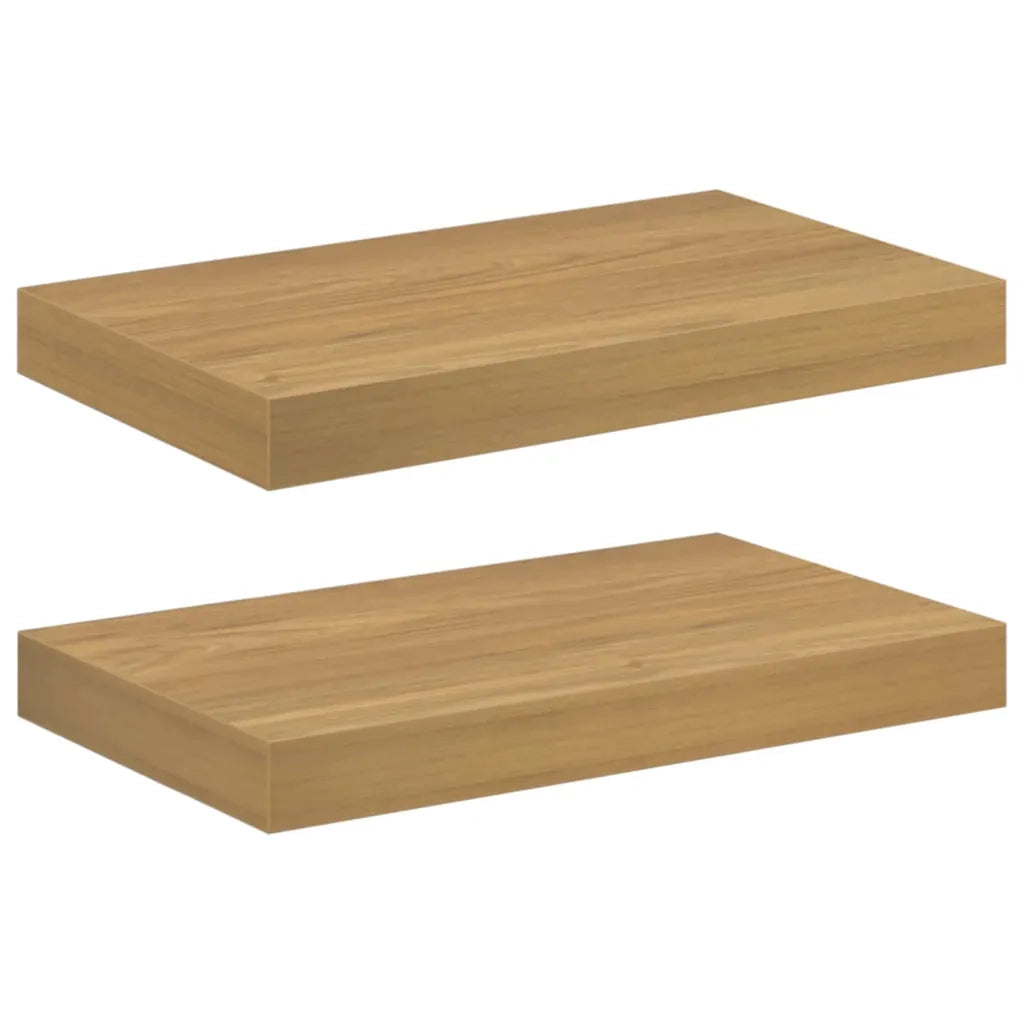 Scaffale da parete 2 pz Marrone 40 x 23,5 x 3,8 cm 42019942