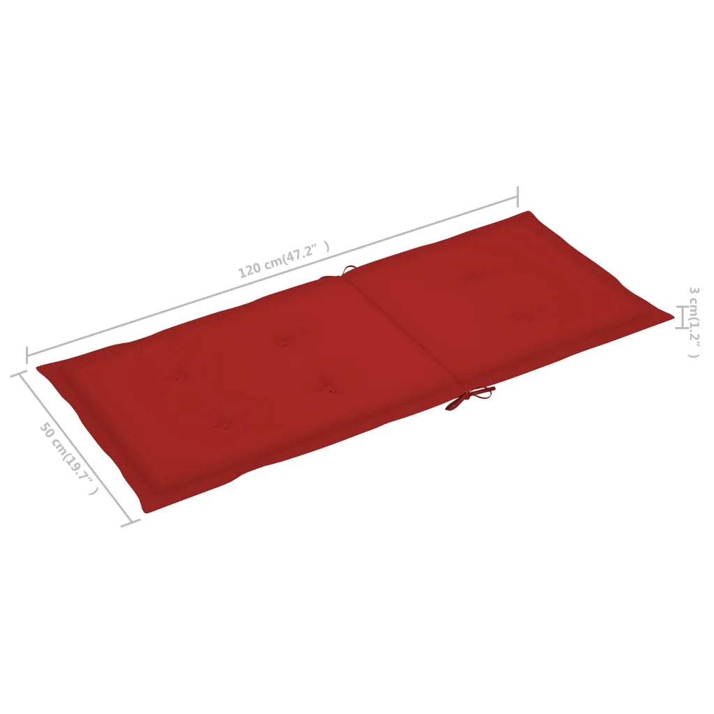 Sedia a Dondolo con Cuscini Grigia in Legno Massello di Acacia cod mxl 75550