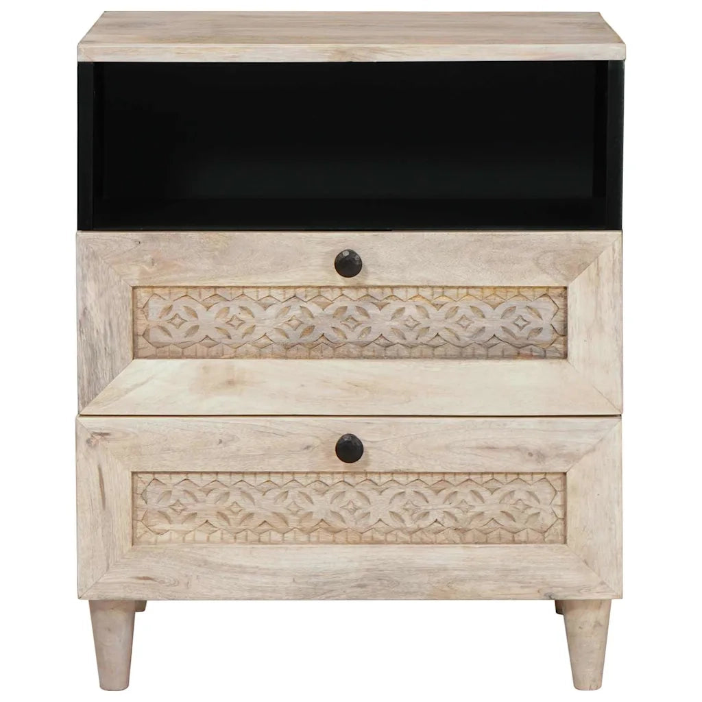 Armadio da Notte Bianco 50 x 33 x 62 cm Legno ingegnerizzato 4018126