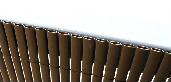 Frangivista a Tappetino Hidden in PVC Schermatura Esterna 90x300 cm Marrone [neu.haus]