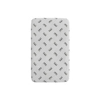 Coprimaterasso Elasticizzato Matrimoniale in Poliestere Grigio Chiaro