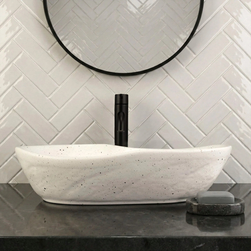 Lavabo Da Appoggio Rea Emilia Grid
