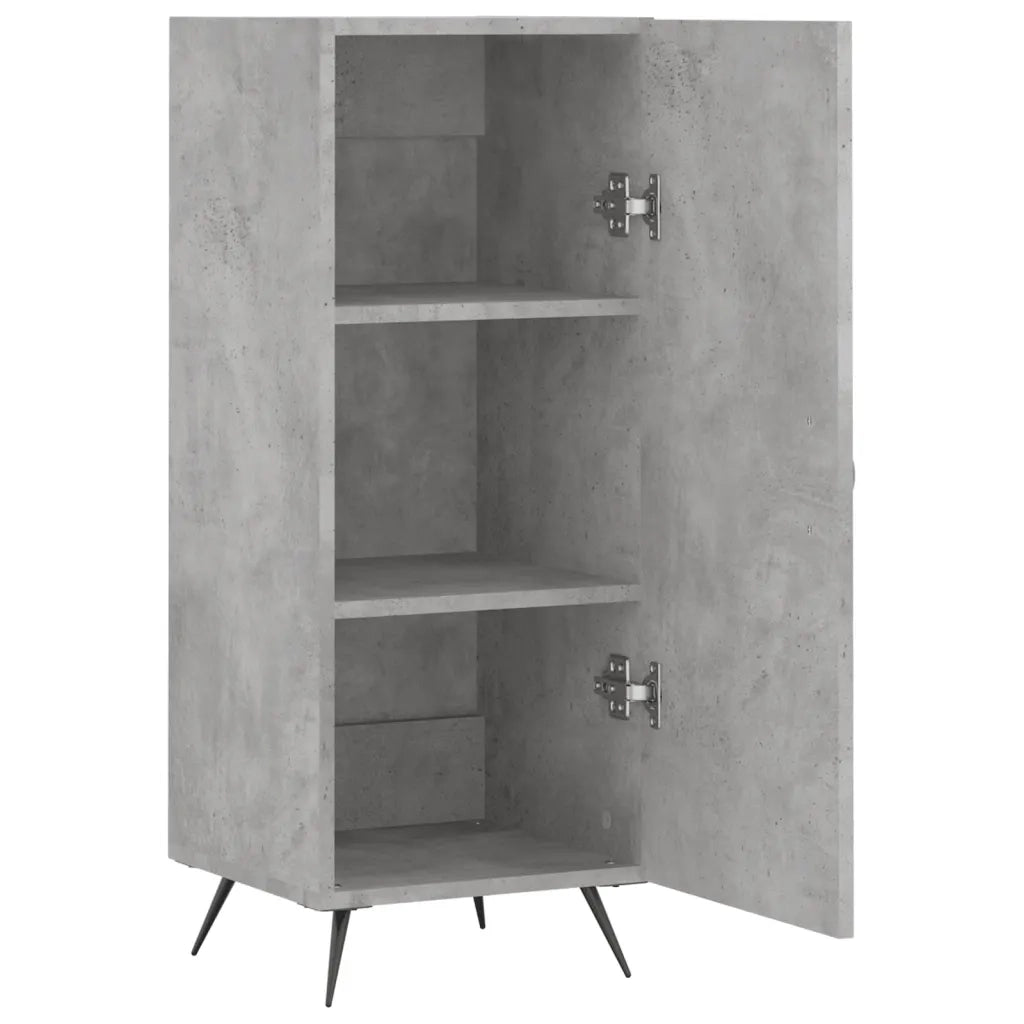 Credenza-Buffet-Armadio da cucina Grigio Cemento 34,5x34x90 cm in Legno Multistrato 420131