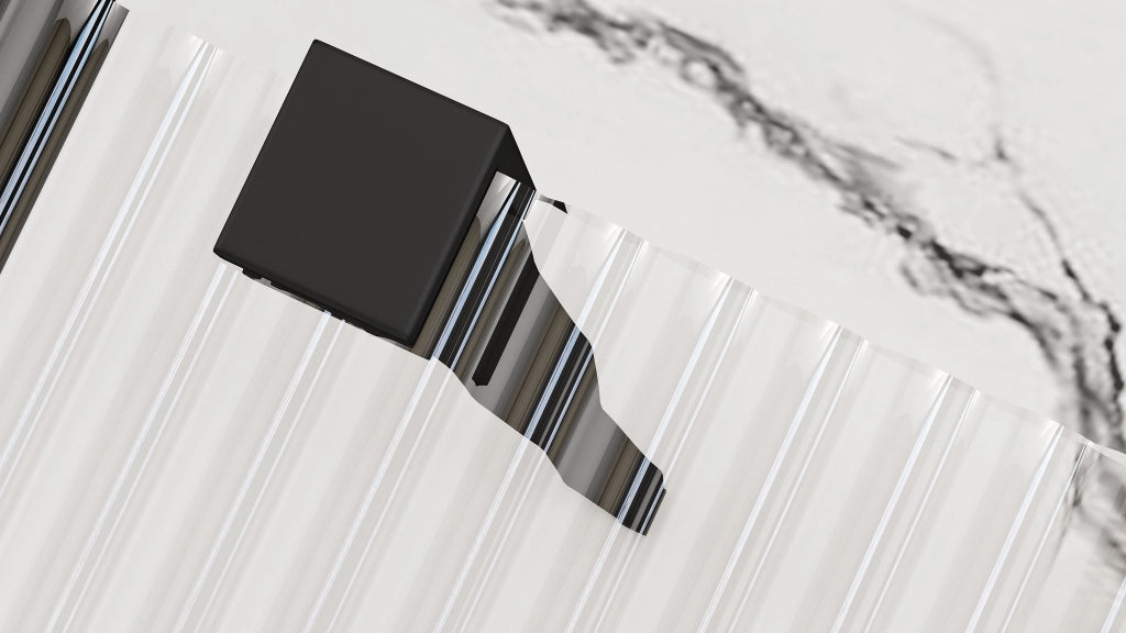 Parete Doccia Rea Aero Intimo Black Mat 120