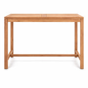 Tavolo Bar Large da Giardino 120x70 cm in Legno Teak Massello