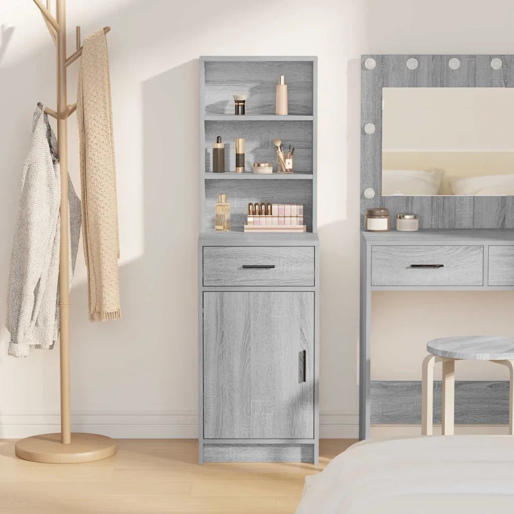 Credenza Grigio Sonoma 40 x 40,5 x 135 cm Legno multistrato 865078