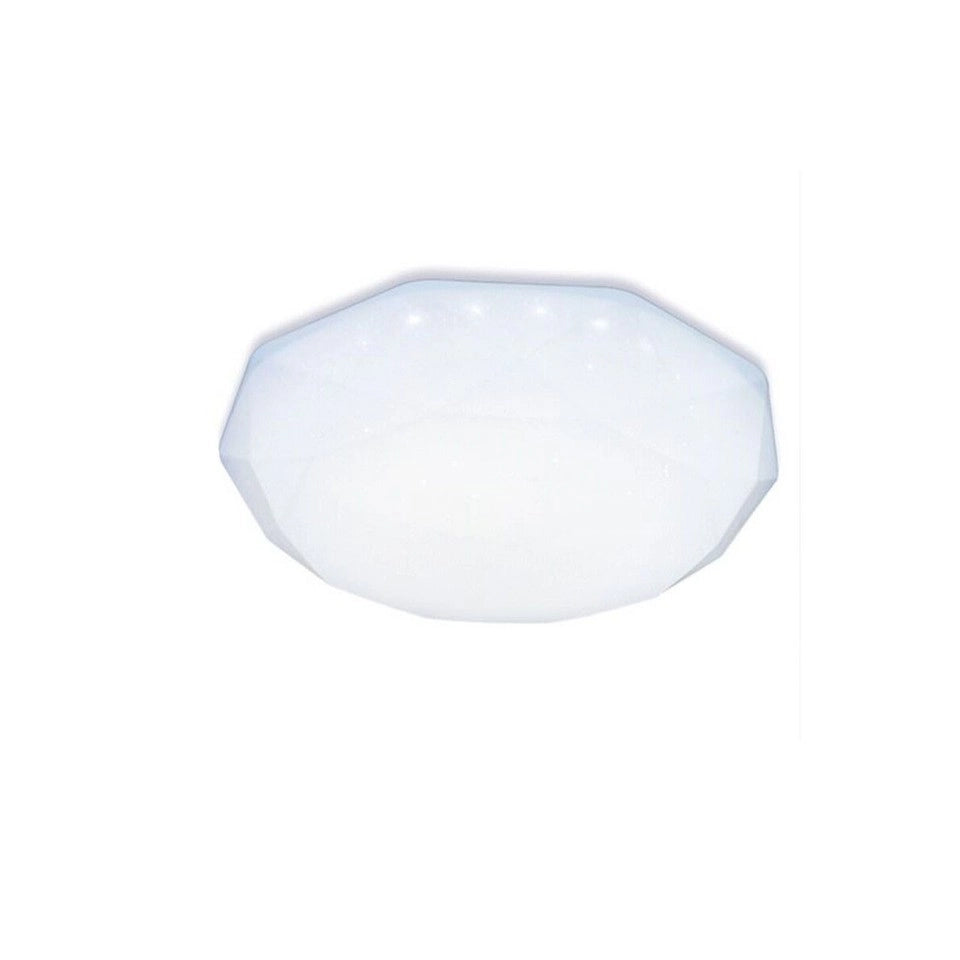 PLAFONIERA LED 24W LUCE FREDDA DIAMANTE EFFETTO CIELO STELLATO APPLIQUE BTL-801