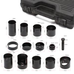 Estrattore Set 14 Pezzi per estrazione sostituzione cuscinetti pressa idraulica