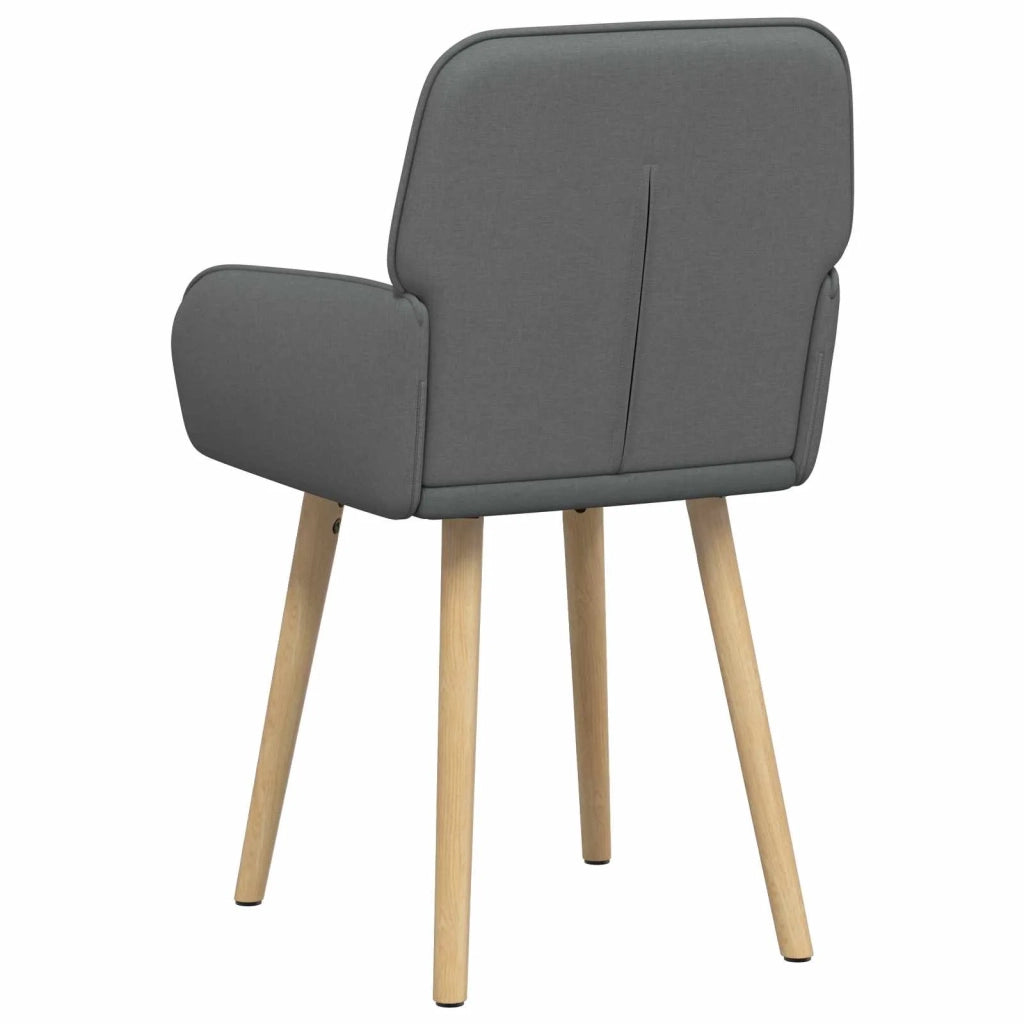 Sedie da pranzo 6 pz Tessuto Grigio Scuro 56,5 x 50 x 87,5 cm 3428202
