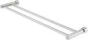 Sostegno per asciugamano, Doppio sostegno per asciugamano 60 cm, Sostegno per asciugamano RVS in acciaio inossidabile SUS304, Accessori per bagno, Set di accessori per bagno da appendere, Sostegno per asciugamano da appendere, Montaggio a parete laccato.