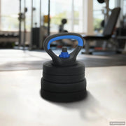Set di manubri, bilanciere e kettlebell 4-in-1 20 kg Nero e Blu 42023468