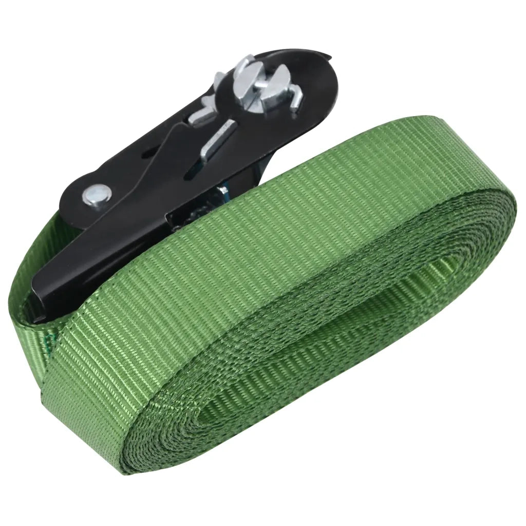 Cinghie d'Ancoraggio a Cricchetto 10 pz 800 daN 6m Verde 148894