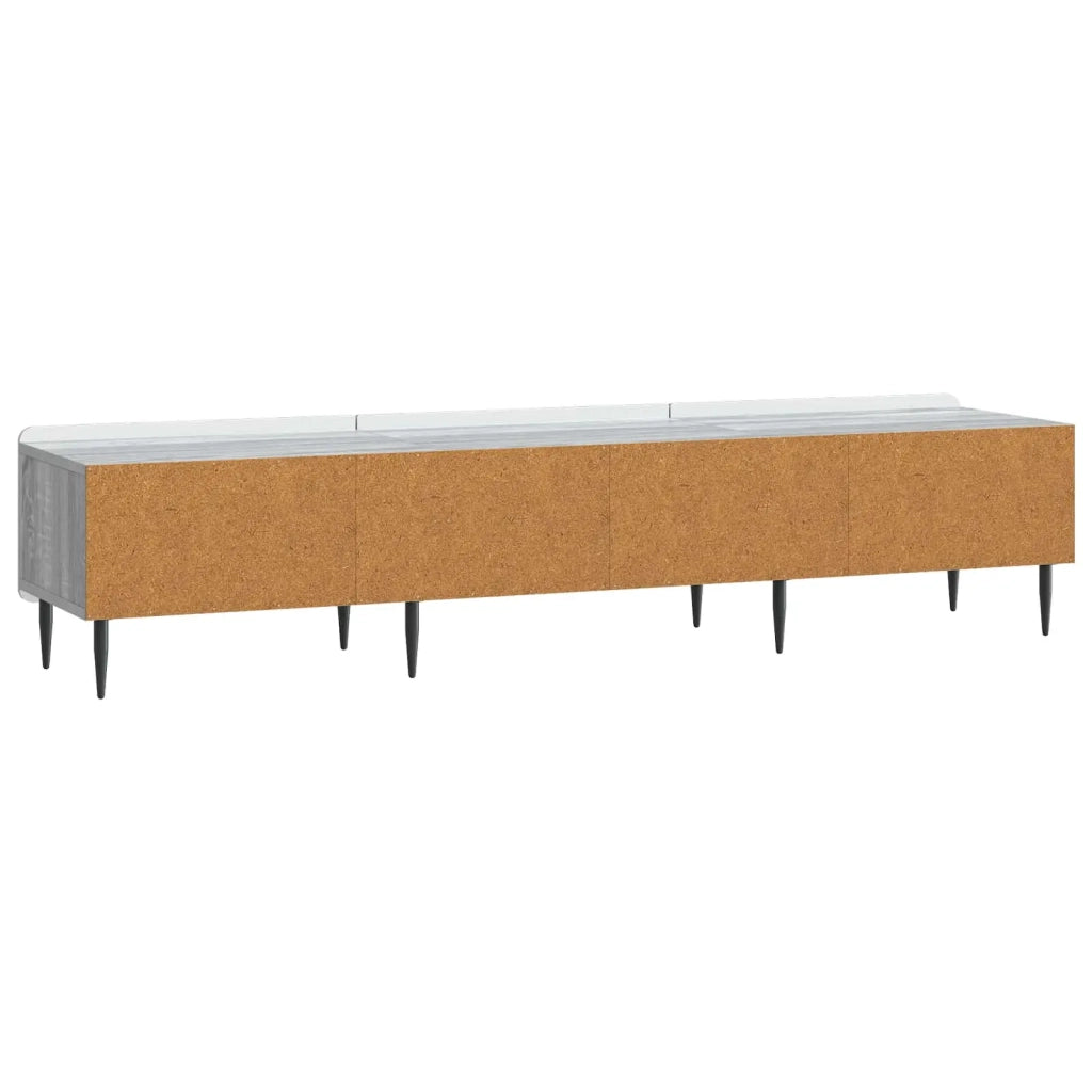 Mobile TV-Credenza per TV Grigio Sonoma 147 x 34,5 x 32 cm Legno ingegnerizzato